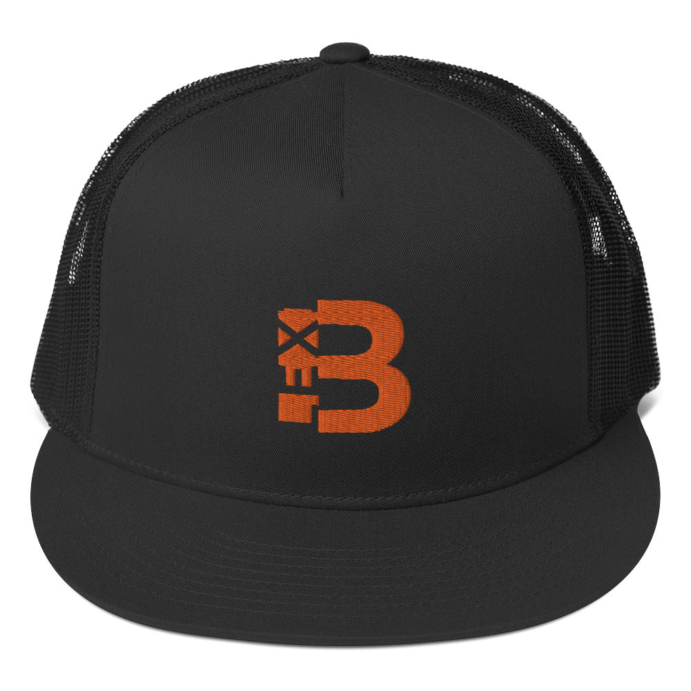 Lexi B Orange - Trucker Cap