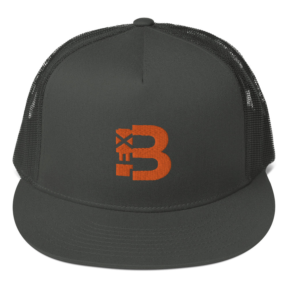 Lexi B Orange - Trucker Cap